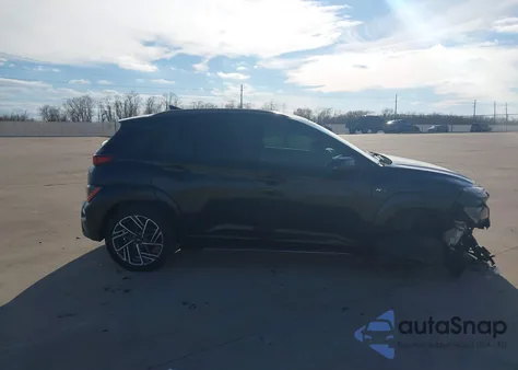 2022 Hyundai Kona N Line z USA, uszkodzony, nr VIN KM8K3CA34NU869853